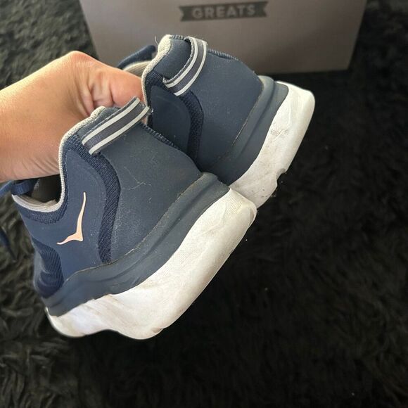 HOKA one one akasa blue lace up shoes sneakers women’s 9.5 - Picture 7 of 10